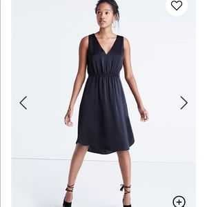 Madewell Night Out Keyhole Back Knee Length Dress